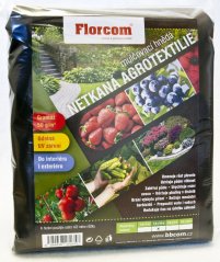 Florcom Agrotextilie NETKANÁ mulčovací - hnědá Rozměr: 1,6 m x 10 m