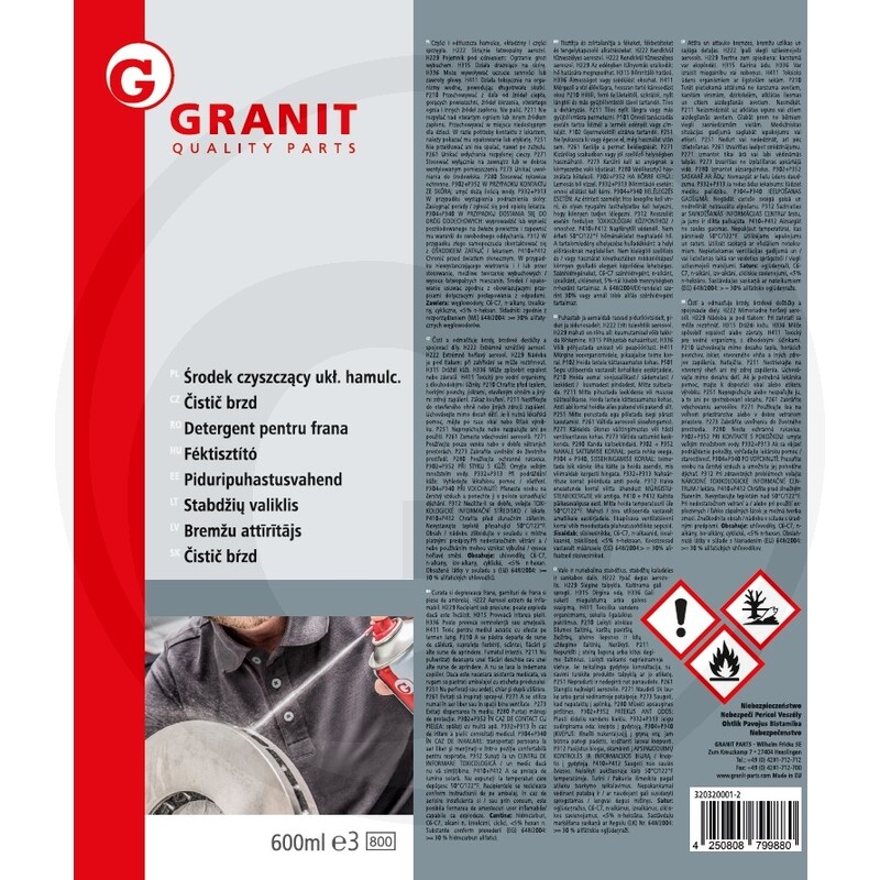 Čistič brzd Více variant 1