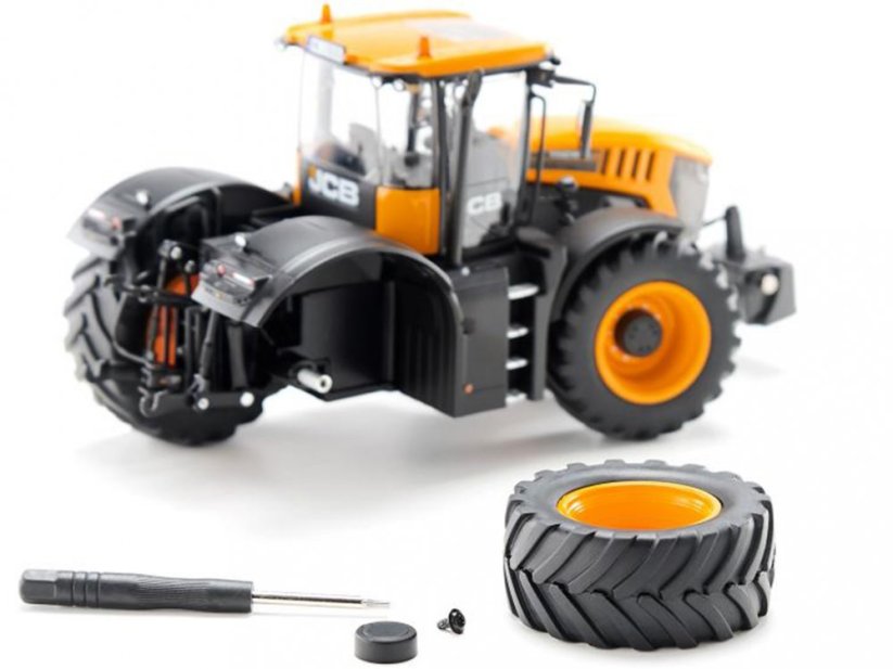 Model rychlého traktoru JCB Fastrac 8330 Wiking model s funkcí sundání kol