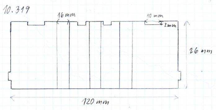 Gumová podložka zvedáku 120x26 mm - 10.319