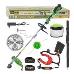 7744 aku krovinorez procraft ata 40 dvouramenny popruh a ochranny stit ata 4020shchface guard