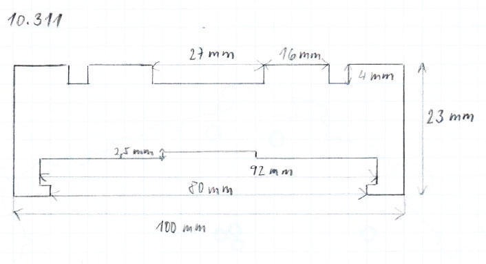 Gumová podložka zvedáku 100 x 23 mm s límcem