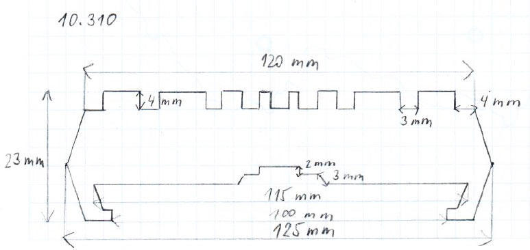 Gumová podložka zvedáku 125 x 23 mm s límcem