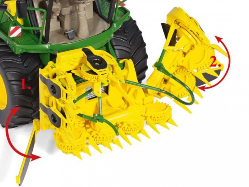 Řezačka John Deere 8500i Wiking se skládacím adaptérem na kukuřici