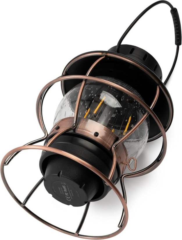 Železniční lucerna BAREBONES černá 3