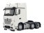 Model tahače Mercedes Benz Actros Bigspace 6x2 Bílá MarGe 132 boční pohled