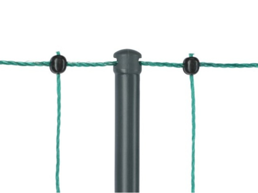 Síť premium vodivá pro drůbež 122 cm, 50 m, zelená kvalitní tyčky