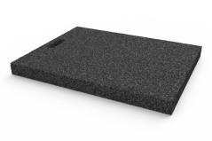 Gumová výplňová podložka 633x500x50 mm