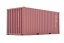 Model námořního kontejneru 20ft Kontainer Hnědý MarGe 132 zadní pohled
