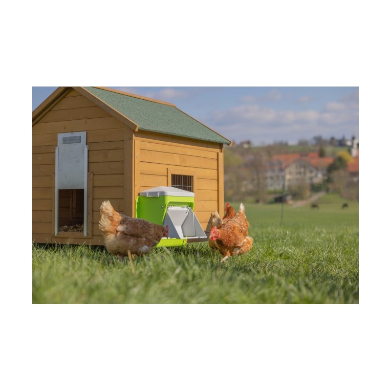 automatické nášlapné krmítko s výklopnou klapkou