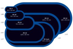 Záplata ZS 10 na opravu duší - 50 x 25 mm