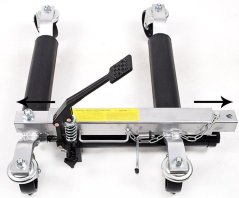 Kvalitní kolové zvedáky pro přesun automobilů