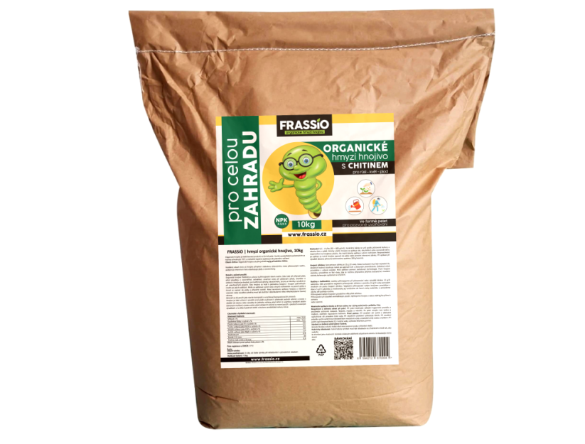 Organické hmyzí NPK hnojivo FRASSIO 10kg