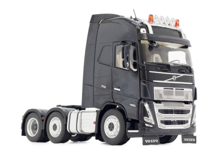 Model tahače Volvo FH5 truck 6x2 Antracit Marge 132 přední pohled