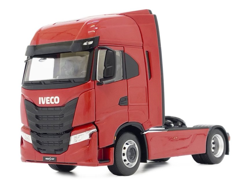 Model tahače Iveco S Way 4x2 červený MarGe 132 boční pohled