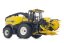 Model řezačky New Holland FR650 s kukuřičným adaptérem Marge 132 Se složeným adaptérem