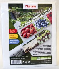 Florcom Agrotextilie NETKANÁ zakrývací - bílá Rozměr: 1,6 m x 10 m