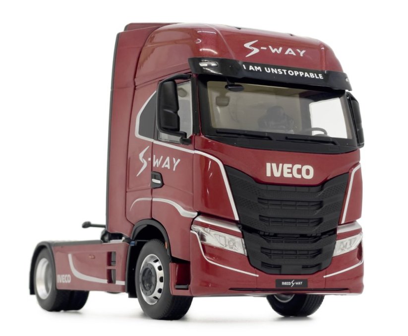 Model tahače Iveco S Way 4x2 červený S Way design přední pohled