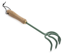 Kultivační motyčka Mint Barebones 4 hroty pohodlná do ruky Kultivační motyčka Mint Barebones 4 hroty pohodlná do ruky
