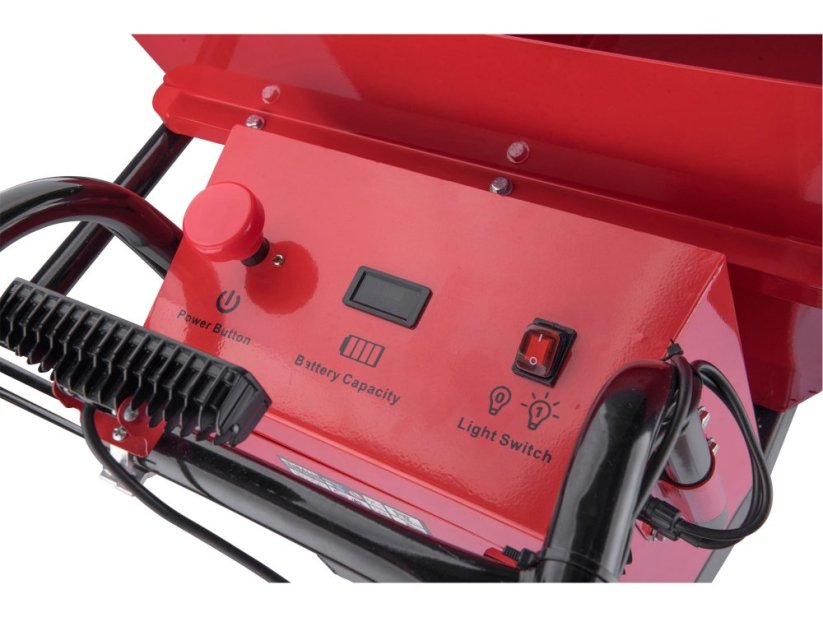 DUMPER Transportér EXTOL PREMIUM s pojezdem aku | nosnost 400 kg | 200l | 54V Li-ion | baterie 15Ah