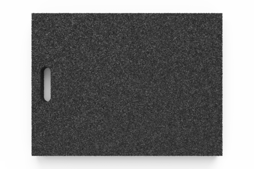 Gumová výplňová podložka 600x450x50 mm