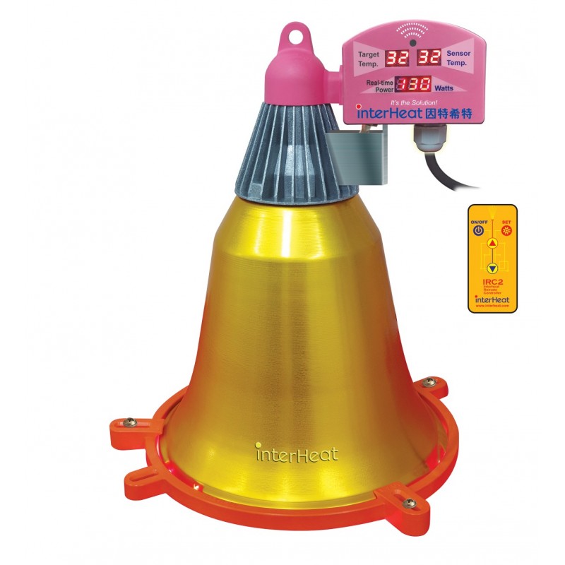 Interheat Infralampa inteligentní s úchytem na budník i termostatem