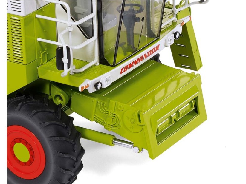 Model kombajnu Claas Commandor 116CS Wiking 1 32 Polohovatelný adaptér na sklizeň obilí lišta