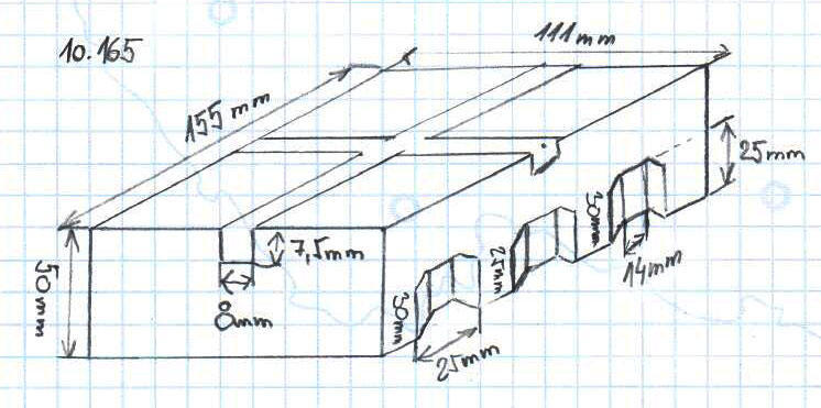 30167 1 gumova podlozka zvedaku 155x111x50 mm