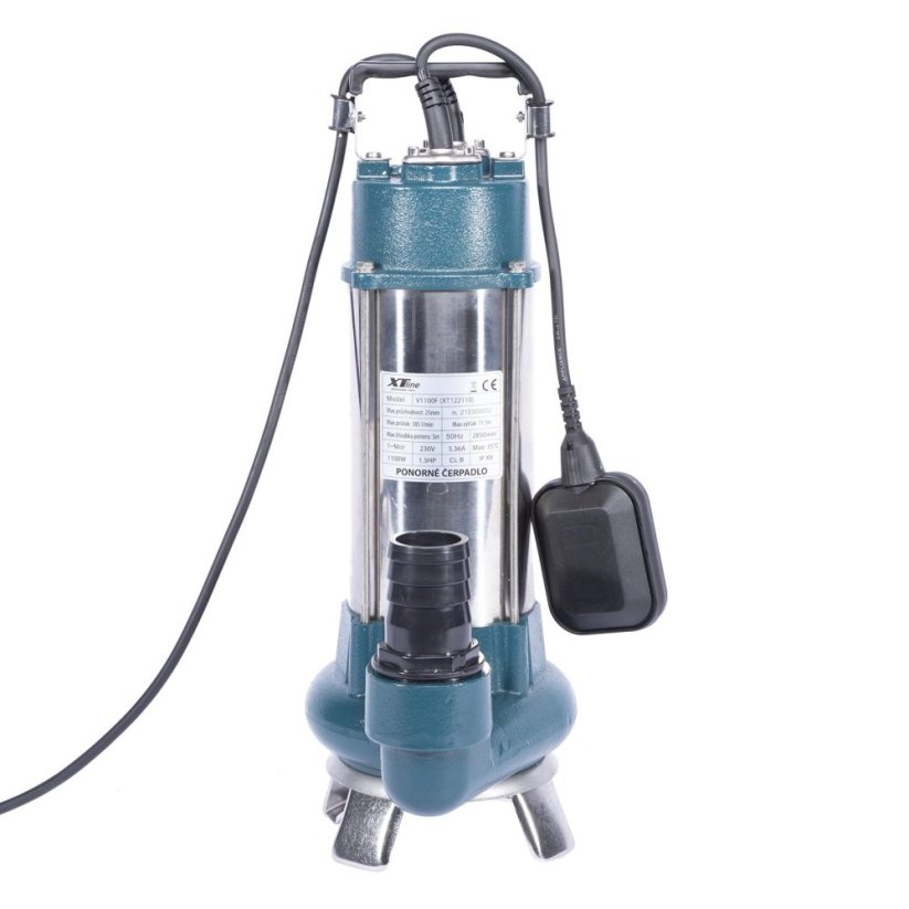 Ponorné čerpadlo na odpadní vodu 1100W XTline