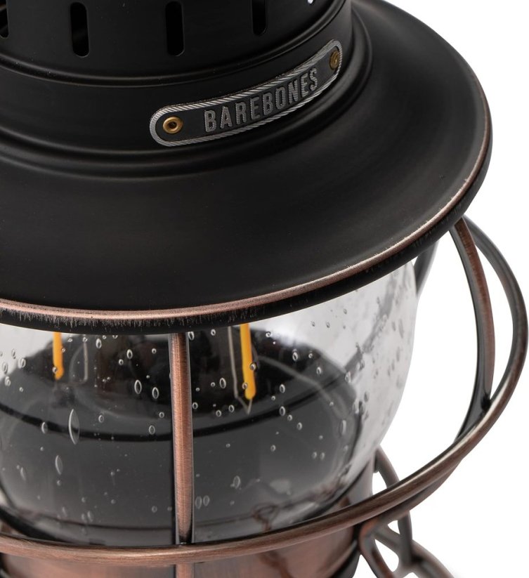 Železniční lucerna BAREBONES černá 1