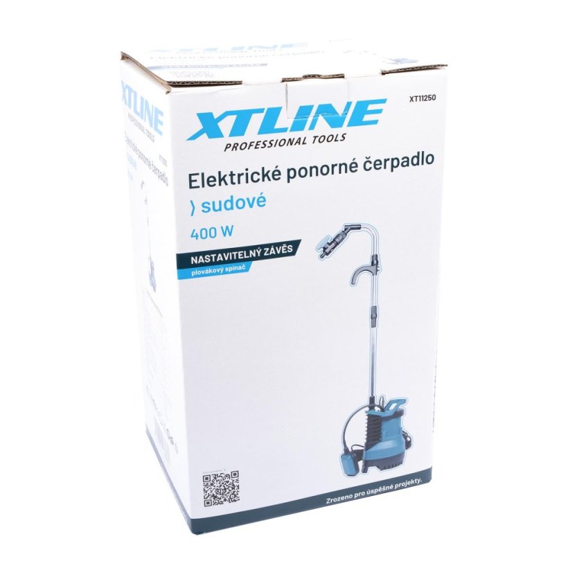 Elektrické ponorné čerpadlo do sudu 400W XTline