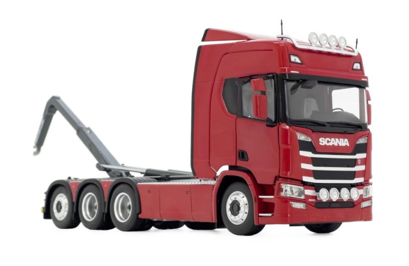 Model nosiče kontejnerů Scania R500 series Červený MarGe 132