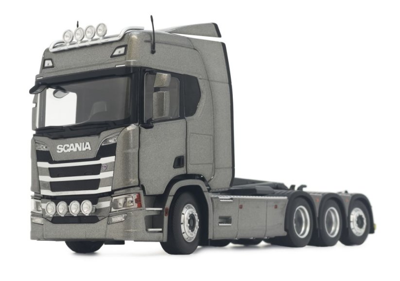 Model nosiče kontejnerů Scania R500 series Tmavě šedý MarGe 132