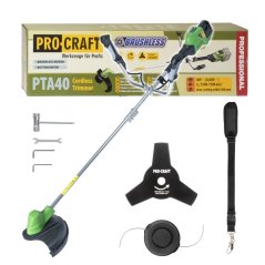 4902 aku krovinorez procraft pta40 bez baterie a nabijecky pta40