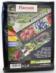 Florcom Agrotextilie NETKANÁ mulčovací - černá Rozměr: 1,6 m x 10 m