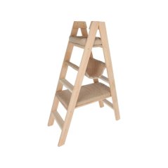 Schůdky pro kočky, 134 cm, béžová