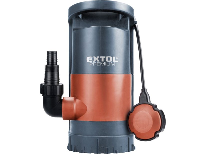 EXTOL PREMIUM čerpadlo na znečištěnou vodu 3v1, 900W, 13000l/h