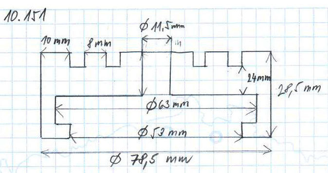 Gumová podložka zvedáku 79x28 mm