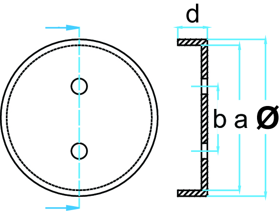 Gumová podložka zvedáku 120x32 mm