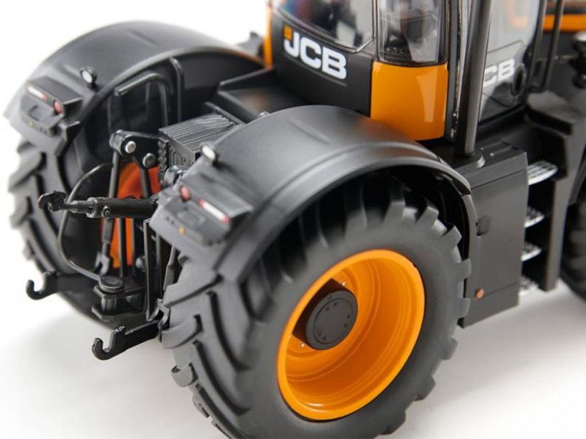 Model rychlého traktoru JCB Fastrac 8330 Wiking plně funkční zadní tříbodový závěs a tažné zařízení