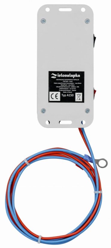 Silný ultrazvukový plašič do auta na kuny, myši a potkany B-FARM A150 | 2x50mm reproduktory + 3x LED