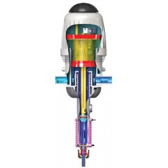 Medikátor MixRite, vnitřní bypass, PVDF model, 0,3 - 2%