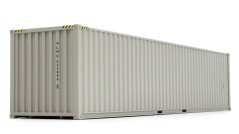 Model námořního kontejneru 40ft Kontainer Šedý MarGe 132 zadní pohled
