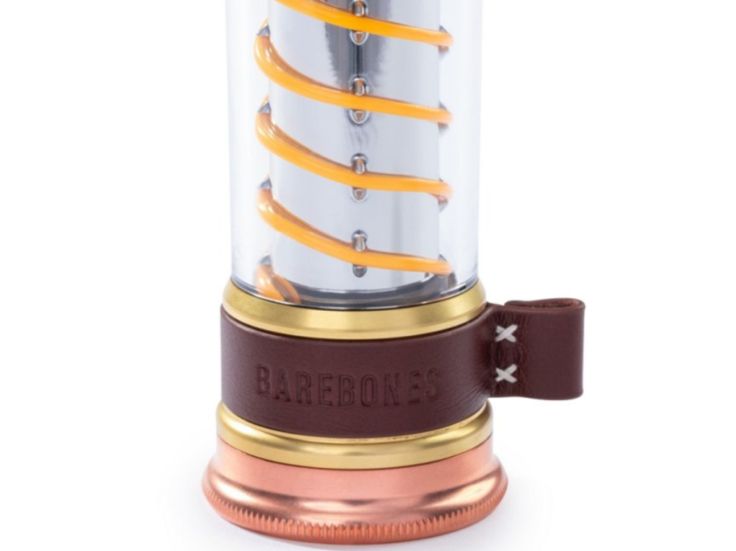 Kapesní svítilna EDISON Barebones elegantní kožené poutko