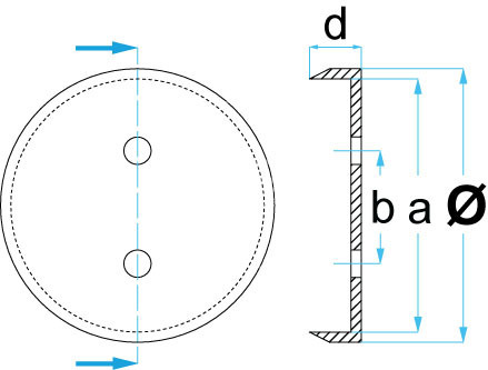 Gumová podložka zvedáku 125x24 mm