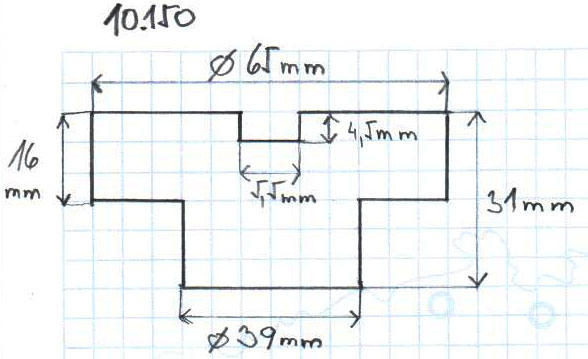 30041 1 gumova podlozka zvedaku 65x31 mm