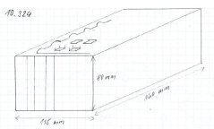 Gumová podložka zvedáku 160x115x80 mm