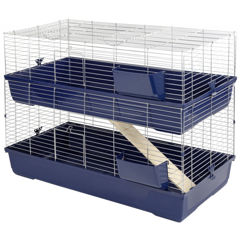 Klec pro hlodavce MAXI BALDO TWIN, dvoupatrová,