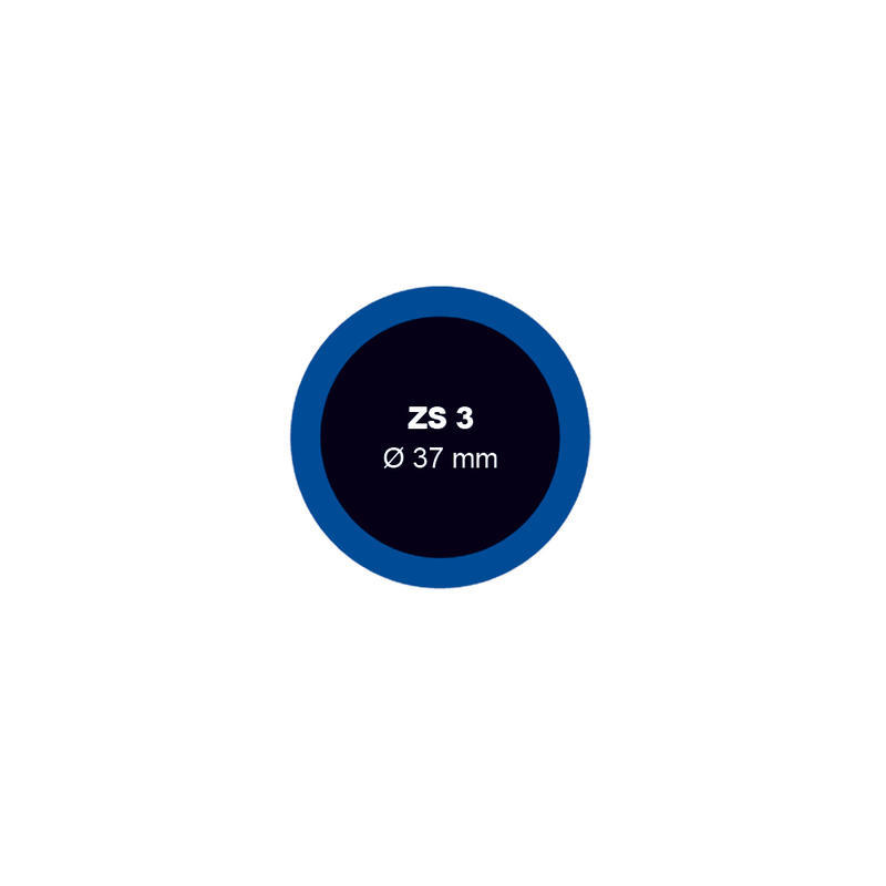 Záplata ZS 3 na opravu duší - průměr 37 mm