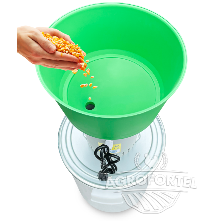 Elektrický šrotovník na obilí AGF-50P | 1,2 kW, 50 litrů